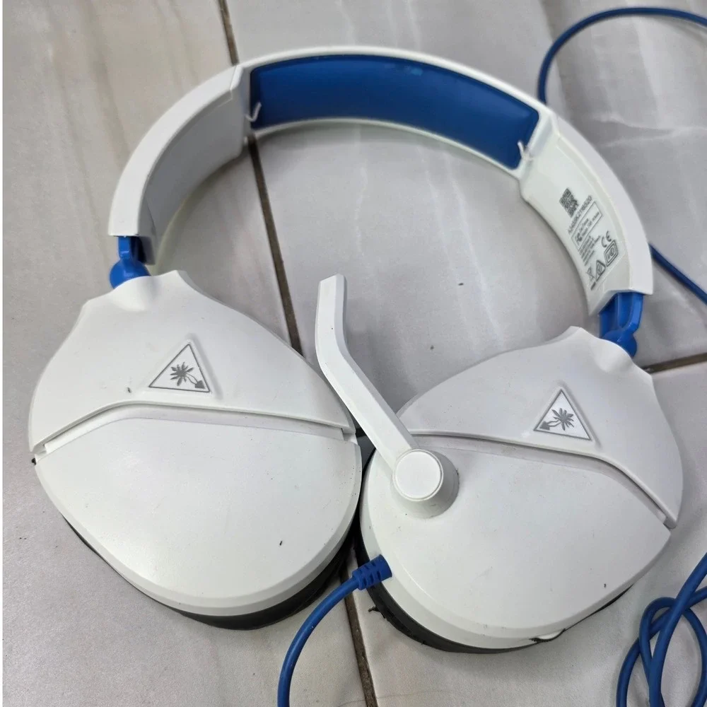 Turtle Beach Ear Force Recon 70P Gaming Headset White PlayStation Xbox PC S2